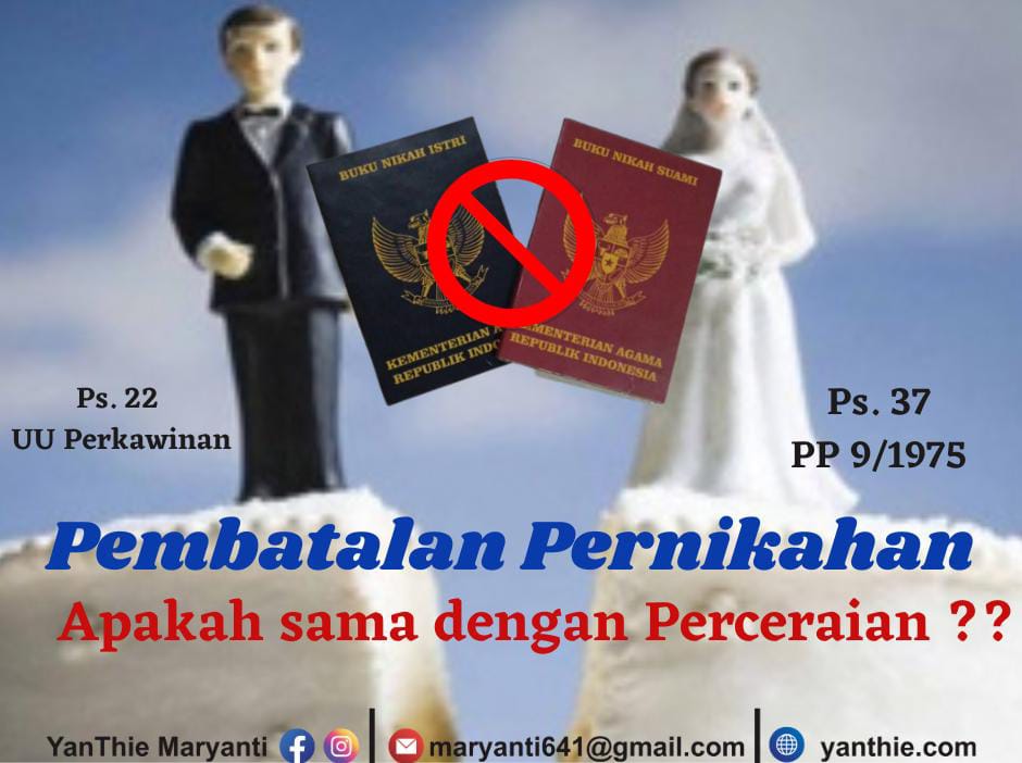 Pembatalan Pernikahan Dalam UU